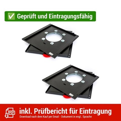 2x Drehkonsole passend für Transit Tourneo Custom für Fahrerseite Beifahrerseite