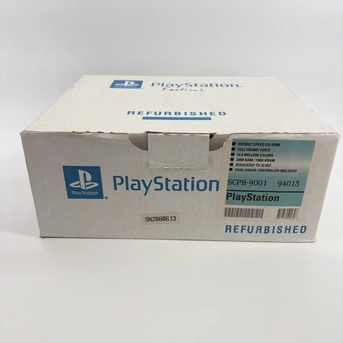 Sony PlayStation One SCPH-9001 Factory Refurbished BOX ONLY DISPLAY PURPOSE ONLY - product listing photo