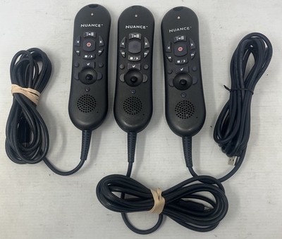 Lot of (3) Nuance PowerMic II USB Dictation Microphone Model 0POWM2N