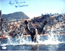 Ricou Browning signed 11x14 Photo The Gill Man Creature from Black Lagoon JSA
