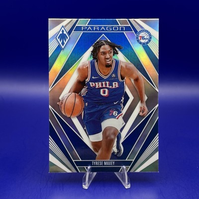 2023-24 Panini Phoenix Tyrese Maxey Paragon Silver Holo #8 Philadelphia Sixers