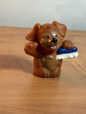 Fisher Price Little People 2007 Car Wash Puppy with Scrub Brush