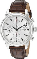 Bulova Accutron Men's 63C107 Gemini Swiss Mechanical Automatic Chronograph Watch