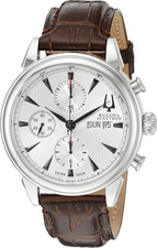 Bulova Accutron Men's 63C107 Gemini Swiss Mechanical Automatic Chronograph Watch