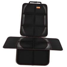 Car Seat Protector, 1 Pack, Thickest Padded 600D Fabric Padding, 1 Pack Black