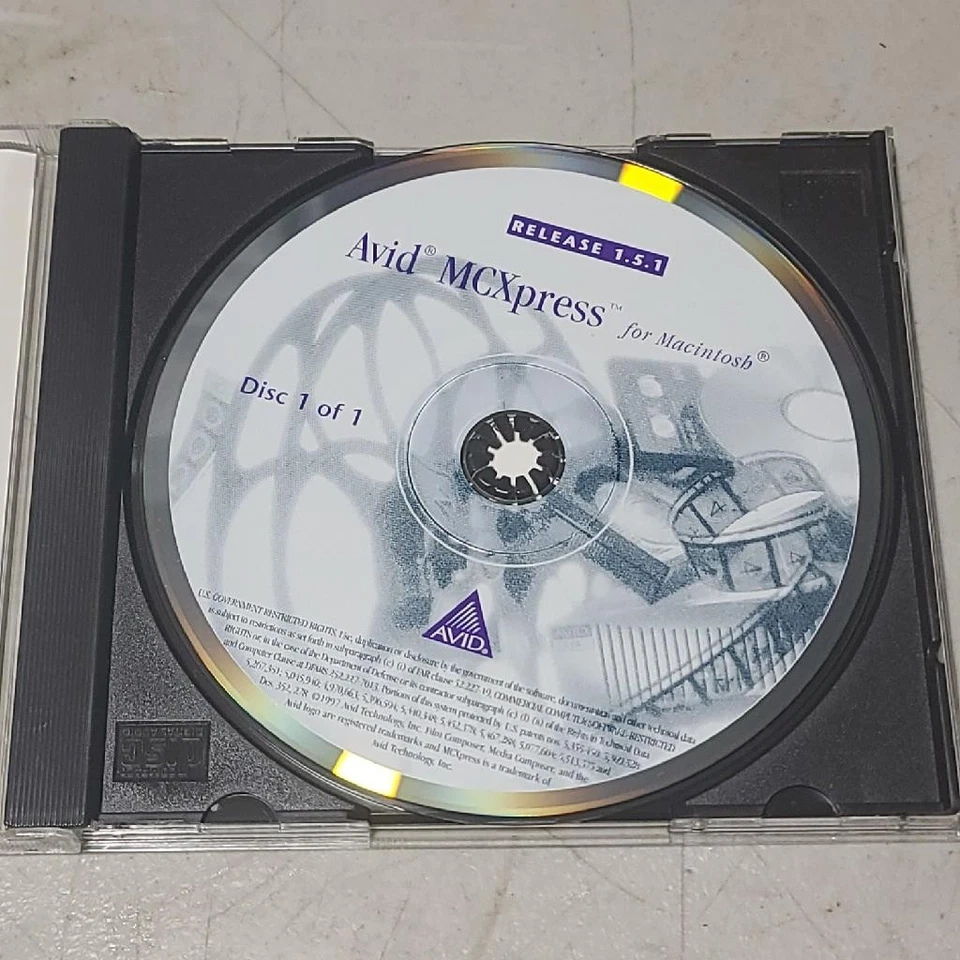 AVID MCXpress Release 1.5.1 for Mac / Macintosh Software CD-Rom - Image 2 of 3