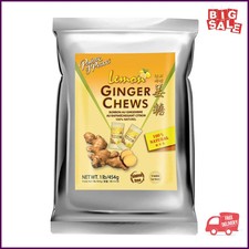 Prince Of Peace Ginger Chews With Lemon 1 Pound Natural Digestive Health Candy