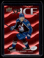 2024-25 UD Ice SP Ice Fire Nathan MacKinnon (SimMoy)