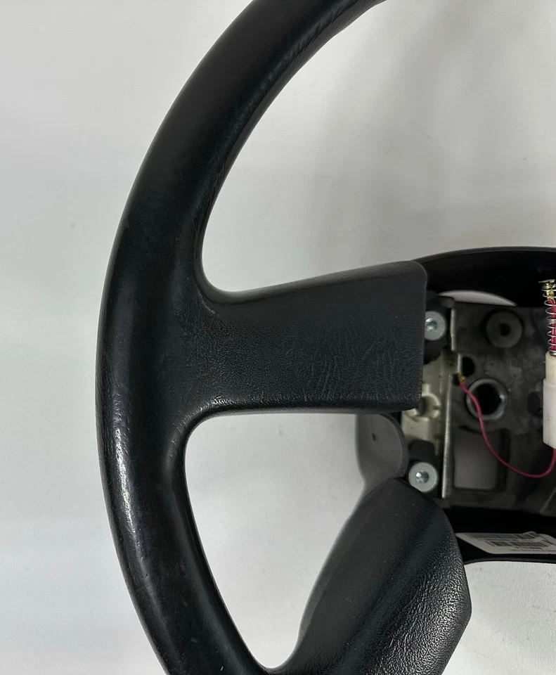 Volante GMC Sierra Chevy Silverado 2003-2006 vinilo negro OEM sin controles Foto 3 de 4