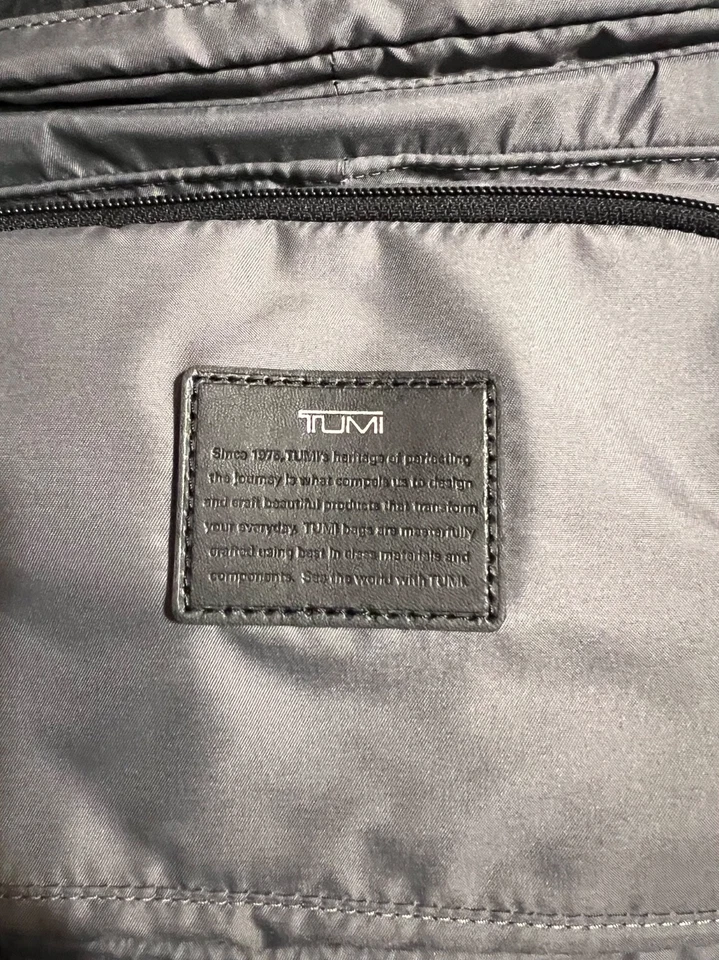 TUMI Fremont MCGUIRE Ballistic Nylon Travel Dopp Kit Dark Opal NWT - Image 3 of 4