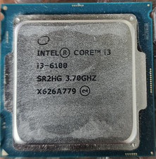 Lot of 8 Intel Core i3-6100 3.7 GHz SR2HG CPU & 4 Core i3-6100T SR2HE 3.2GHz CPU