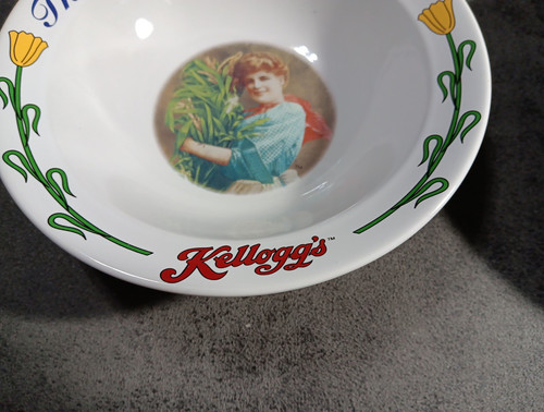 VINTAGE Kelloggs 1996 Cereal Bowls Complete Set Of 4 Ceramic 6.75" (UNUSED) USA - Picture 20 of 20