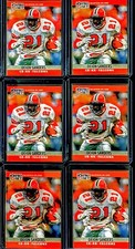 Pro Set 1989 Deion Sanders #21 Atlanta Falcons NFL Football Card Lot 6