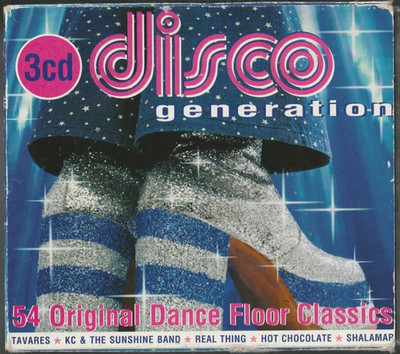 DISCO GENERATION, 3 CD BOX SET, 54 TRACKS, CLASSIC OLD SKOOL, DISKY 2001