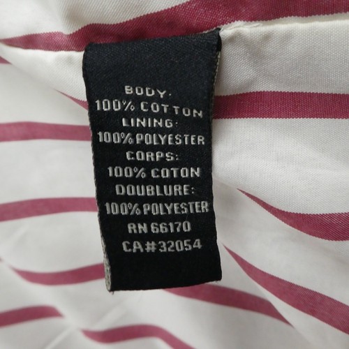 VTG Fink Clothing Blazer XL Black Corduroy Jacket Stripe Lining Mens Sport Coat - Picture 7 of 11
