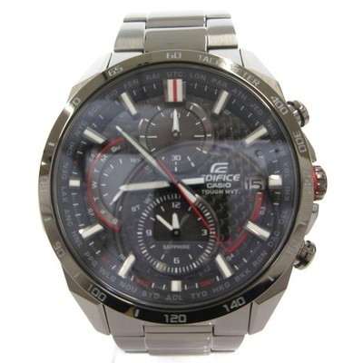 Casio EDIFICE Watch Radio Solar Analog Date Black EQW A2000DC 1AJF FF Men s From