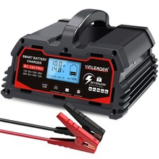 Battery Charger 25A, 12V/24V Lead Acid Smart Battery Charger, 12V LiFePO4 Car...