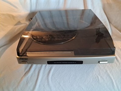 Vintage Sony PS-J11 Stereo Turntable Auto Return Tested Works Built In Pre Amp