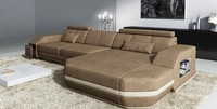 Designer Luxus Ecksofa Couch Polster Ecke Wohnlandschaft L Couchen Stoff Textil