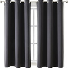 Grommet Blackout Curtains for Bedroom and Living Room - 2 Panels Set Thermal Ins