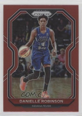 2021 Panini Prizm WNBA Red Prizm 82/299 Danielle Robinson #63 5b4