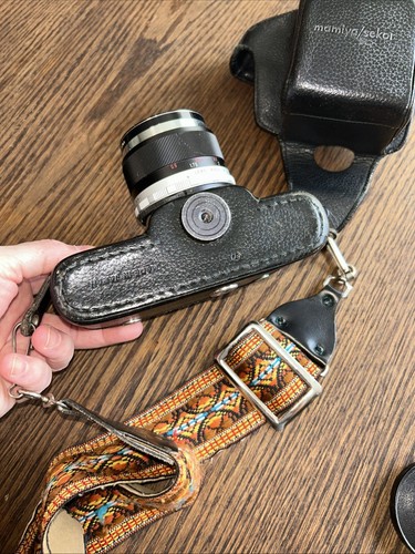 Vintage Mamiya/Sekor 1000 DTL analoge Spiegelreflexkamera 35 mm Auto 55 mm 1,8 Objektiv Japan 05 - Bild 3 von 4