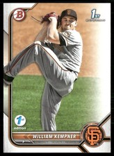 William Kempner 2022 Bowman Draft 1st Edition San Francisco Giants #BD-3