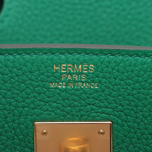 Hermès Birkin 30 Togo Vert vertigo Gold Metal Fittings W: 2024 - Picture 10 of 11