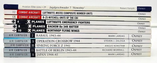 Osprey Military History Books Combat Aircraft XPlanes WW2 Lot of 11 - Free Ship - Picture 3 of 18