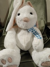 Large Easter Bunny White Plush