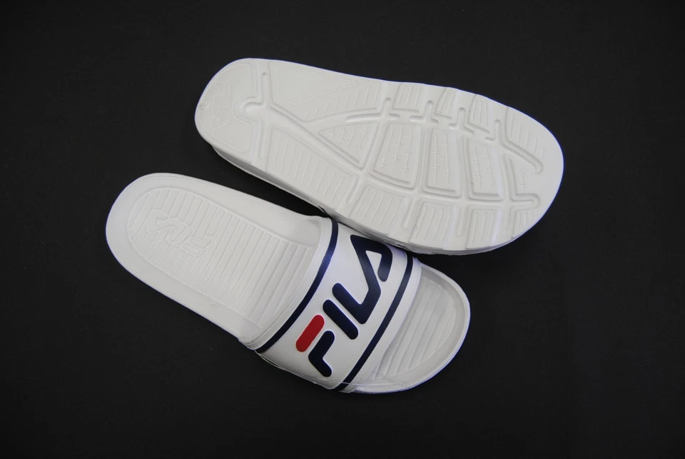 [3SM00067-125] NOVA SANDÁLIA INFANTIL FILA ELEGANTE SLIDE ST BRANCA F MARINHA F VERMELHA FKS2 - Imagem 2 de 4