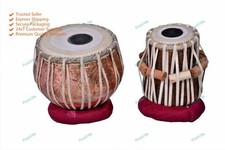 Kupfer Tabla Set Blumenschnitzerei Bestes Holz Dayan Musikinstrument mit Tasche