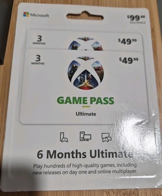 X BOX 2x3 Months Ultimate Game Pass. 6 Months. Microsoft. Costco. Free Shipping