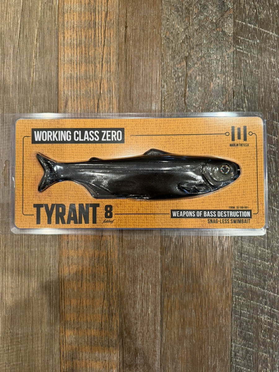 Working Class Zero Tyrant 8 with Headcase Swimbait ANTIHERO New in