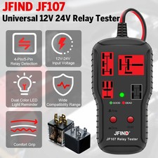 Car Relay Tester Voltage Tester Universal 12V 24V LED Indicator Light Automotiv