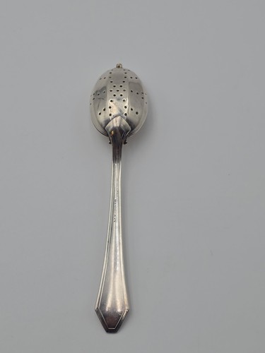 Cuchara infusora colador de té de colección Gee-esco plato de plata - Imagen 2 de 6