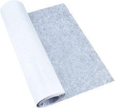 15.5 x 78.5" Gray Back Adhesive Felt Sheets Fabric Sticky Sheets Fabric Peel Sti