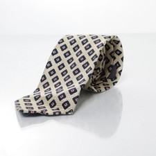 Edsor Kronen, Krawatte, Herren, Seide, Beige/Blau/Rot #Hf5