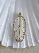 Artist Surreal Salvador Dalí Melting Clock Brooch | Gold Tone | Brand New