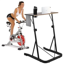 Adjustable Bike Trainer Desk Stationary Bike Stand, Indoor Cycling Walking Desk