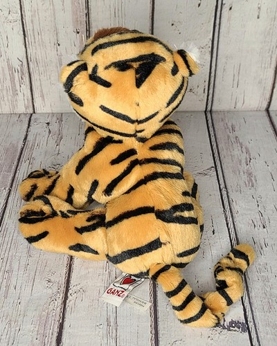 9" Ganz Webkinz Bengal Tiger HM166 Plush Stuffed Animal Cat Stripes Africa - Picture 2 of 3