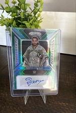 2024 Panini Prizm WWE - Sensational Signatures Santos Escobar #SS-SES Green...