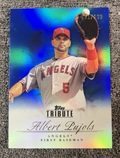2012 Topps Tribute Blue Albert Pujols #62 051/199 NM