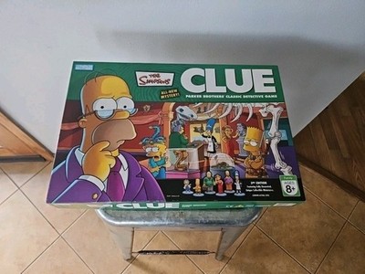 Simpsons Clue 3rd Edition Collectable Miniatures Board Game Complete Vintage