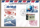 Australia 2003 BERGEN Aeropex Powered Flight Centenary Cover Nancy Bird Blue Txt