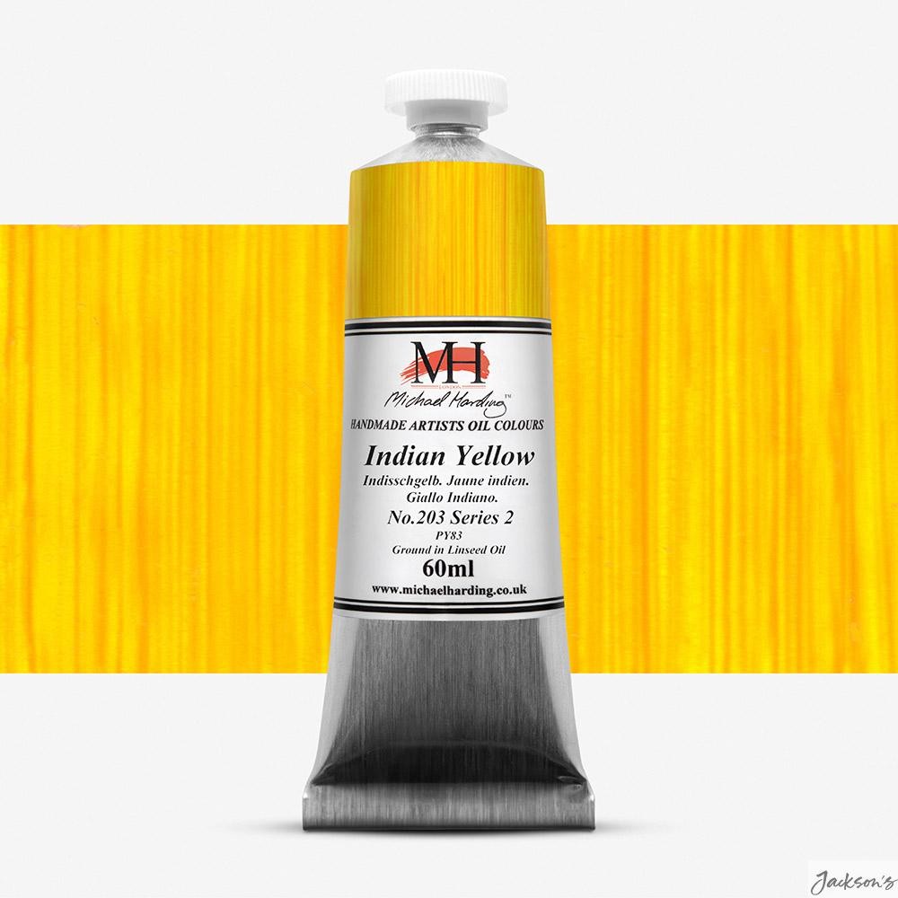 Michael Harding Oil Paint Diarylide Yellow HR 60ml For Artists Painting