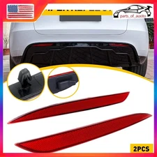 Fit for Tesla Model Y Rear Bumper Reflector Lamp, Left RightSide, New, 2020-2023