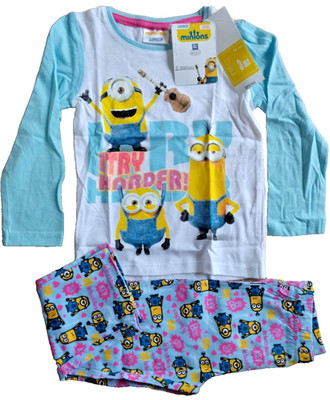 LES MINIONS, 2 Stück, Langarm, 3 Jahre oder 98 cm / V1a20