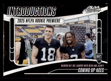 2025 Panini Absolute Introductions #I-AJY Coming Up Aces Las Vegas Raiders RC