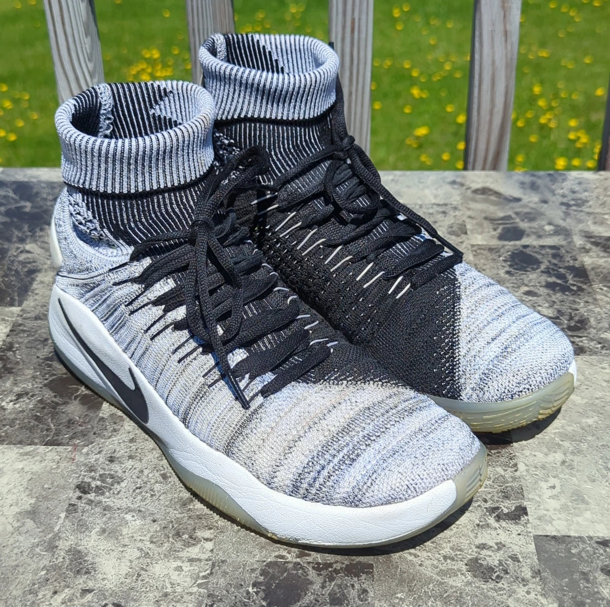 Las mejores ofertas en Nike Hyperdunk 2016 Flyknit Black White | eBay